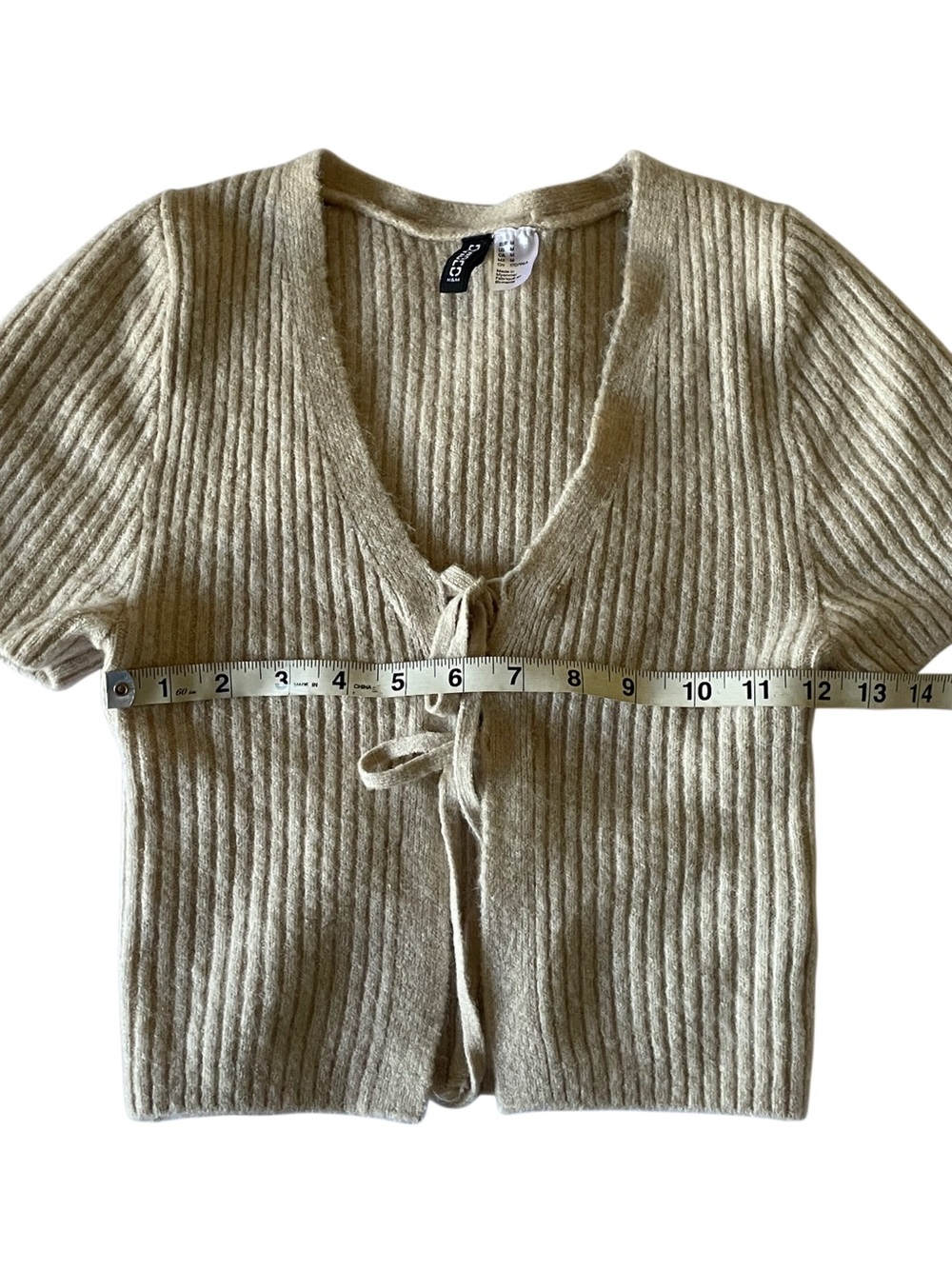 H&M Cream Ribbed Knit Sweater - Picture 4 of 6